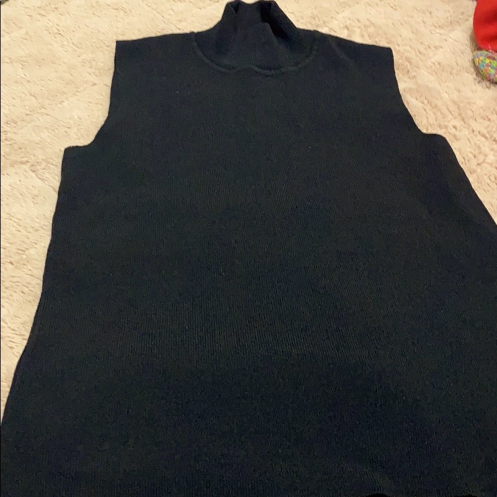 Black neck top